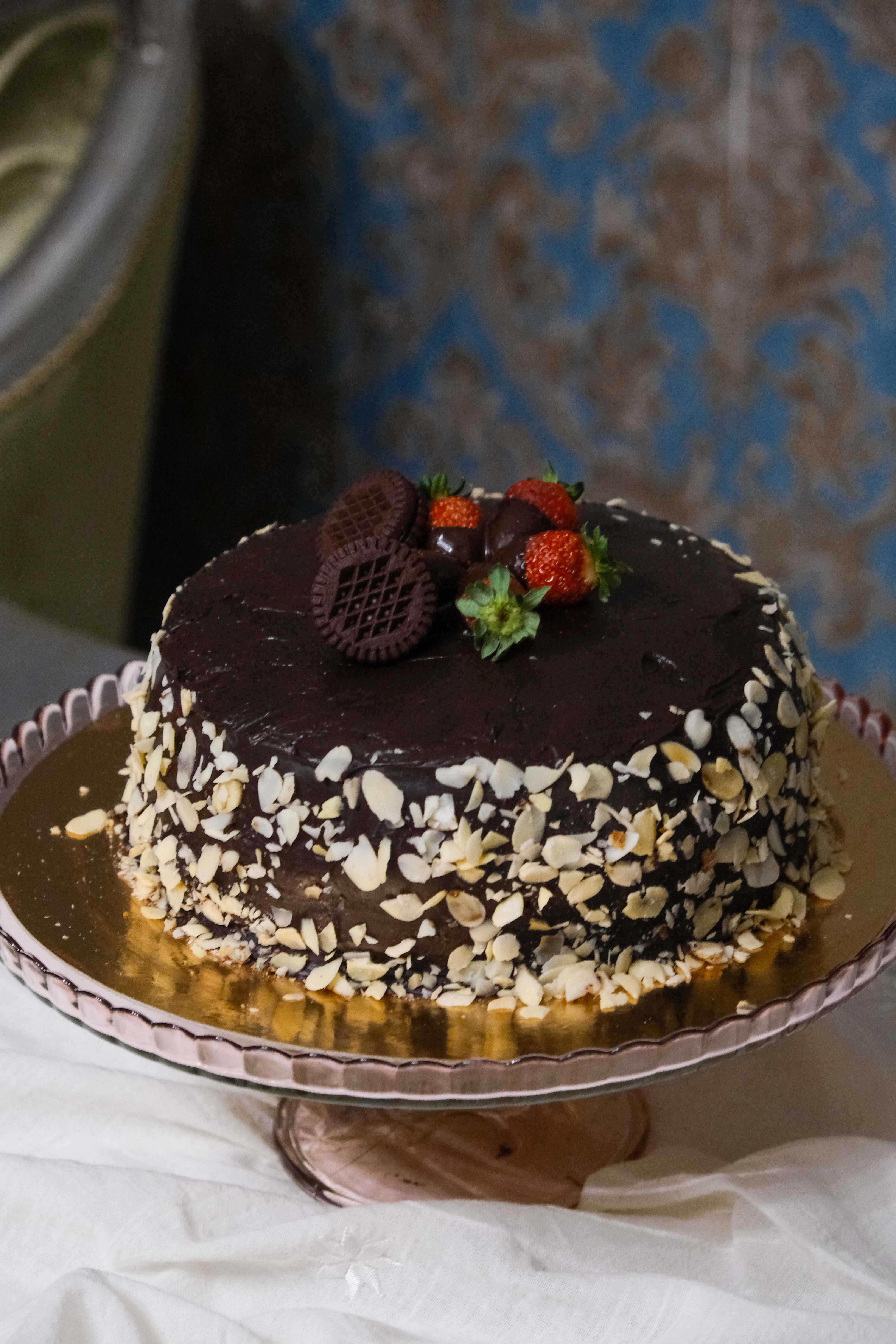 کیک مراسم شکلاتی